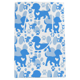 Sacola Para Presentes Média Dachshund Love Dog Gift Bag
