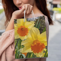 Daffodils Floral - Laranja e Amarelo