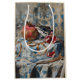 Sacola Para Presentes Média Damask - Papel - Bandeja