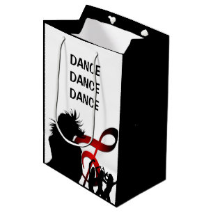 Sacola Para Presentes Média Dance Girl Modern Personalizada