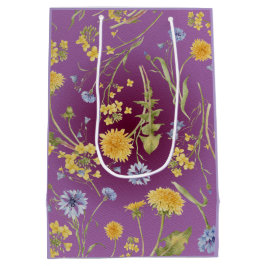 Sacola Para Presentes Média Dandelion Delight Gift Bag