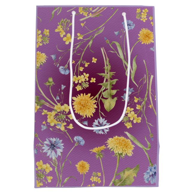 Sacola Para Presentes Média Dandelion Delight Gift Bag (Verso)