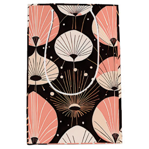 Sacola Para Presentes Média Dandelions -Meados do século- Design Moderno Retro