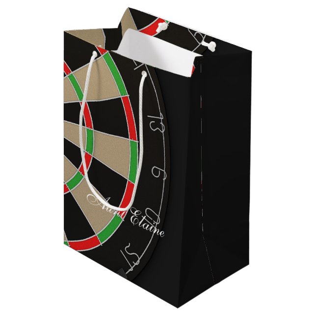 Sacola Para Presentes Média Dartboard Lover 🎯 😍 Dardos (Frente inclinada)