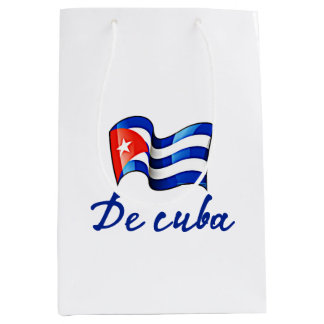 Sacola Para Presentes Média De Cuba flag 🇨 🇺