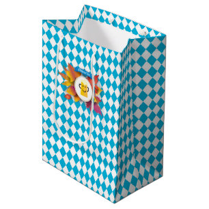 Sacola Para Presentes Média decoração do festival de cerveja OKTOBERFEST Pad