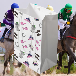 Sacola Para Presentes Média Derby Party Attyre Mint Julep Horsferes