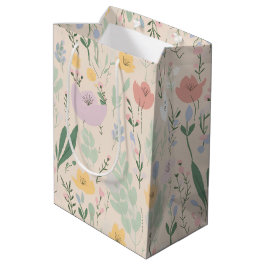 Sacola Para Presentes Média Design de Tulip Pastel