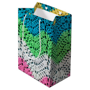 Sacola Para Presentes Média Design do arco-íris