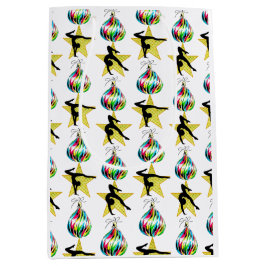 Sacola Para Presentes Média DESIGN FESTIVA Dourada