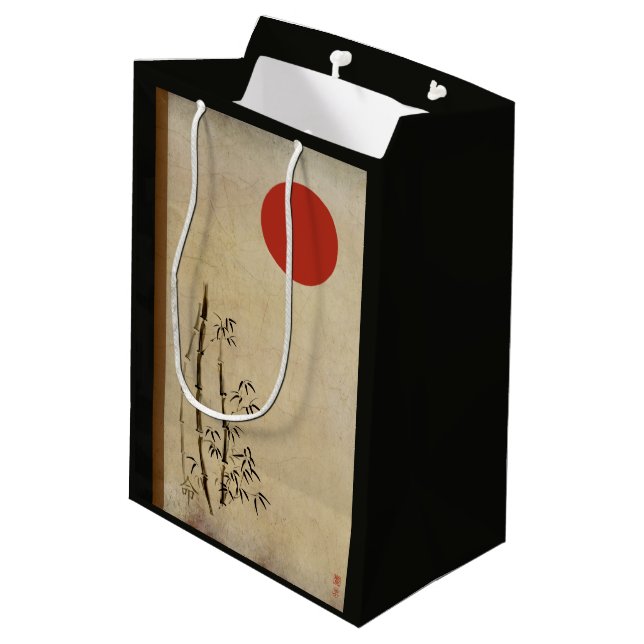 Sacola Para Presentes Média Destino simples (Verso inclinado)