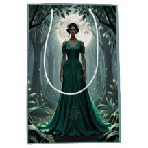 Deusa do Bosque Art Déco Gótica