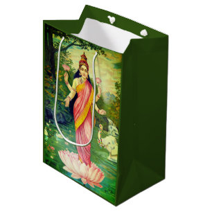 Sacola Para Presentes Média Deusa Lakshmi