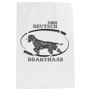 Sacola Para Presentes Média Deutsch Drahthaar, Melhor cão de caça