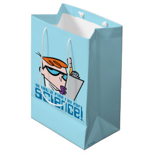 Sacola Para Presentes Média Dexter - Que Bom Dia Para A Ciência!