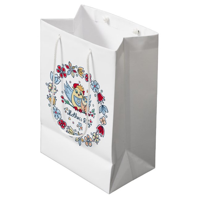 Sacola Para Presentes Média Dia das Mães (Frente inclinada)