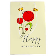 Dia de as mães de Ilustração das Flores do Coração