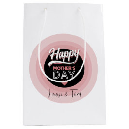 Sacola Para Presentes Média Dia de as mães Feliz