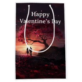 Sacola Para Presentes Média Dia de os namorados Romântico para Adultos 3