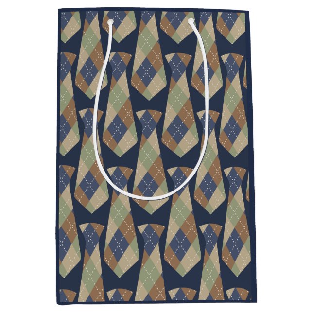 Sacola Para Presentes Média Dia de os pais (Frente)