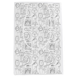 Sacola Para Presentes Média Digitalização de Cat