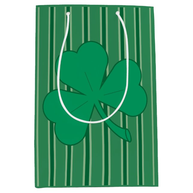 Sacola Para Presentes Média Diversão e Rico Shamrock (Frente)