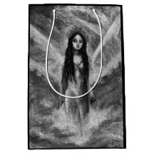 Do gótico escuro do anjo de Luna do La arte preta