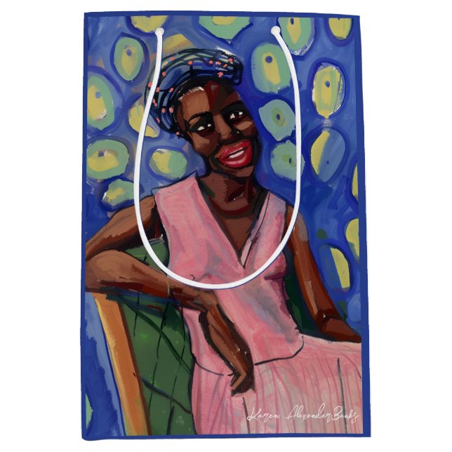 Sacola Para Presentes Média Doce Sandy Gift Bag da KAB (Frente)