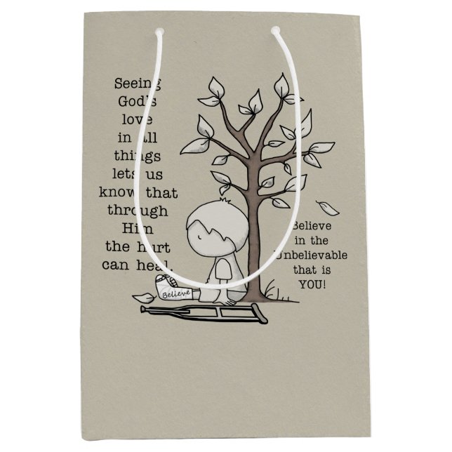 Sacola Para Presentes Média Doenças podem curar (Frente)