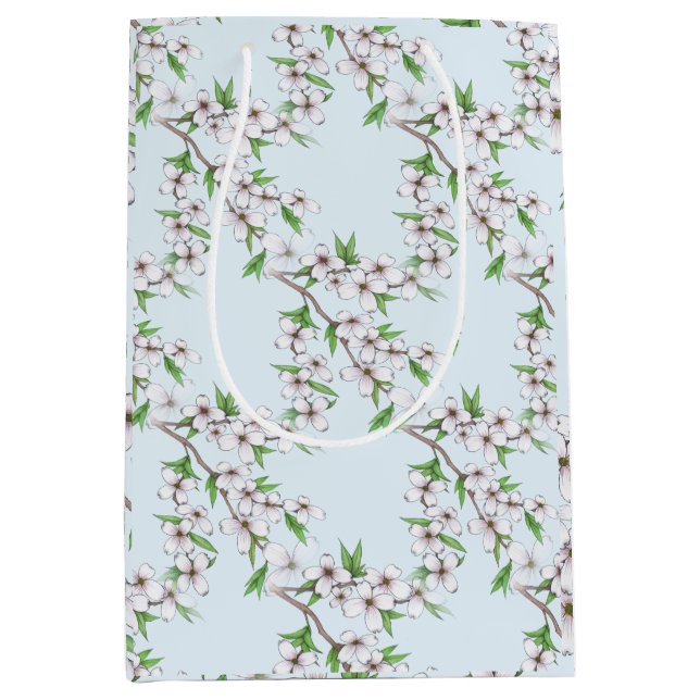 Sacola Para Presentes Média Dogwood (Frente)