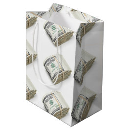 Sacola Para Presentes Média Dollars