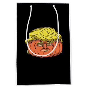 Sacola Para Presentes Média Donald Trumpkin Pumpking