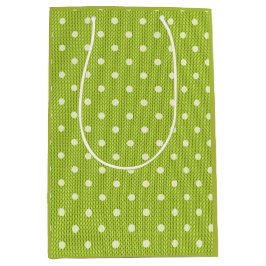 Sacola Para Presentes Média Dotty Delight Green