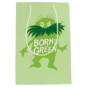 Sacola Para Presentes Média Dr. Seuss Lorax - Nascido Para Ser Verde