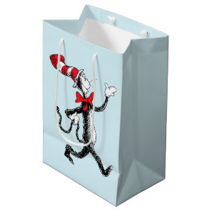 Sacola Para Presentes Média Dr. Seuss O Gato no Chapéu Passarela