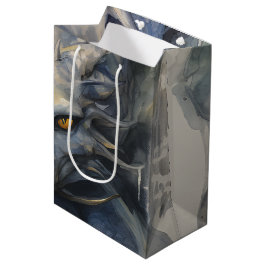 Sacola Para Presentes Média Dragão Azul