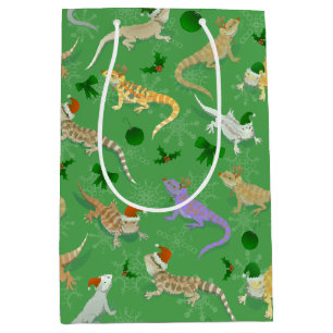 Sacola Para Presentes Média Dragão Carborado Morph Holiday Green