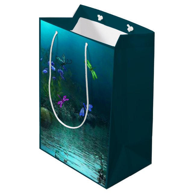 Sacola Para Presentes Média Dragões (Verso inclinado)