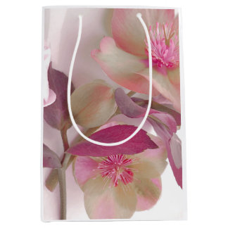 Sacola Para Presentes Média Dreamy Hellebores Placemat de Papel