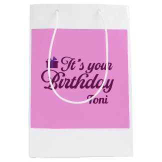 Sacola Para Presentes Média É a Sua Bolsa de Presentes de Aniversário