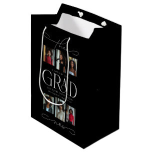 Sacola Para Presentes Média E Agora Formando Graduação de Colagem de Fotos