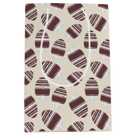 Sacola Para Presentes Média Easter Chocolate Egg Pattern