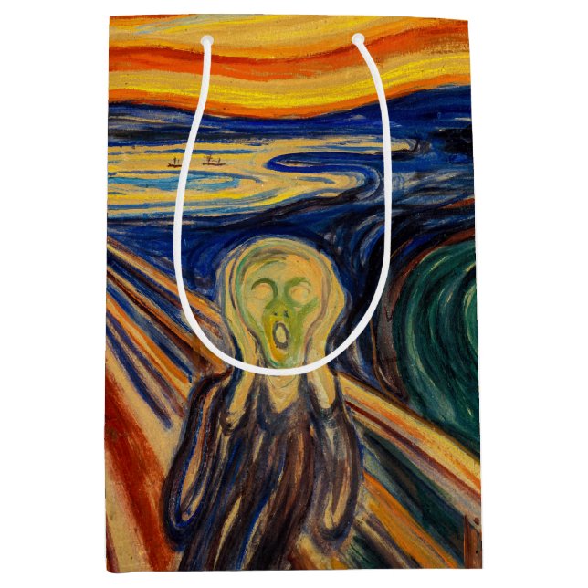 Sacola Para Presentes Média Edvard Munch - O Gritar 1910 (Frente)