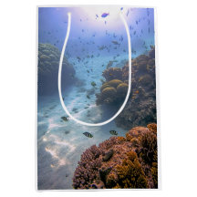 efeito de foto de recife de coral exótico