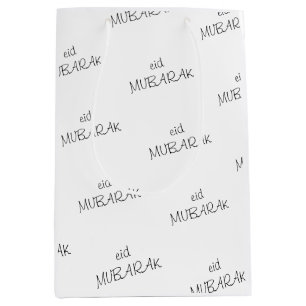 Sacola Para Presentes Média Eid Mubarak Wraping Paper