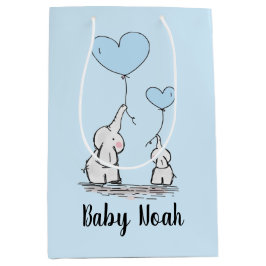 Sacola Para Presentes Média Elefante Love Gift Bag