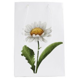 Sacola Para Presentes Média Elegante flor de dázia moderna