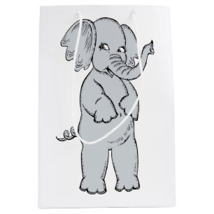 SACOLA PARA PRESENTES MÉDIA ELEPHANT GIRL