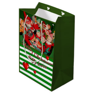Sacola Para Presentes Média Elf. Bags de Presente de Natal