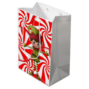 Sacola Para Presentes Média Elf. Bags de Presente de Natal